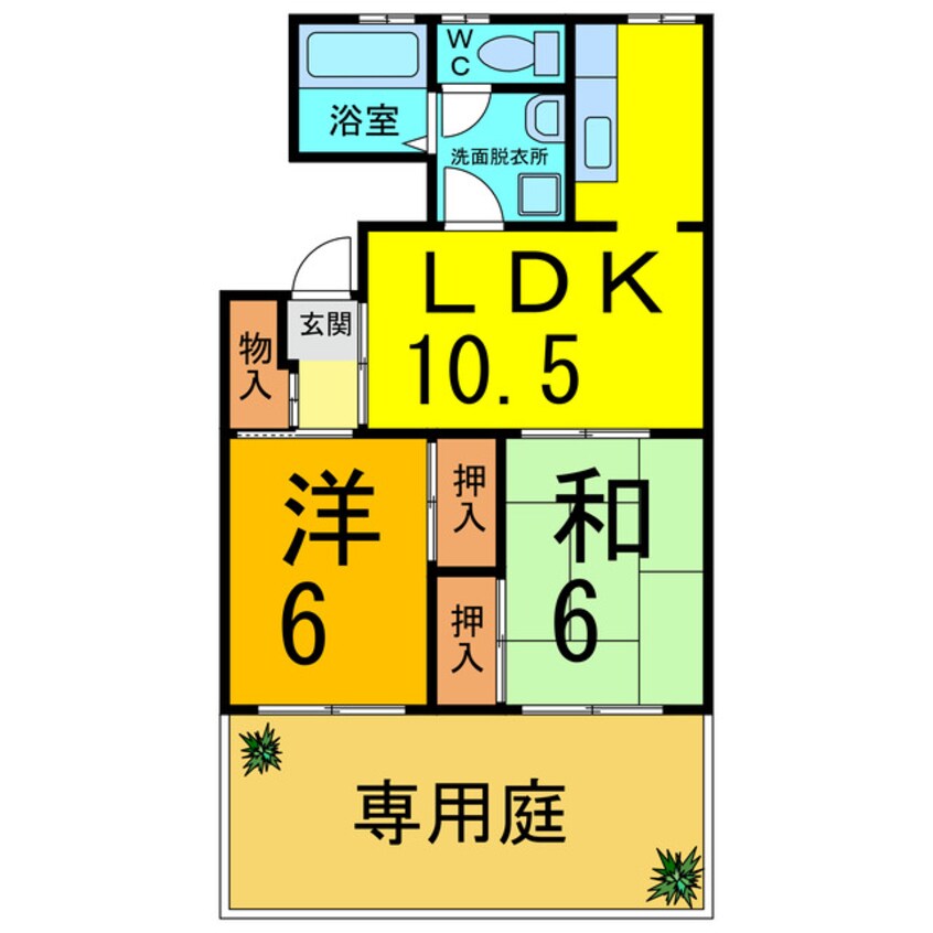 間取図 横川マンション