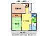 城見ハイツ 2DKの間取り