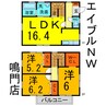 ヴィラージュ鷺島　第一期 3LDKの間取り