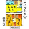 ヴィレ・ナルト　第一期 3LDKの間取り