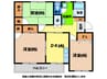 五輪館 3DKの間取り
