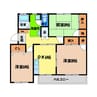 五輪館 3DKの間取り