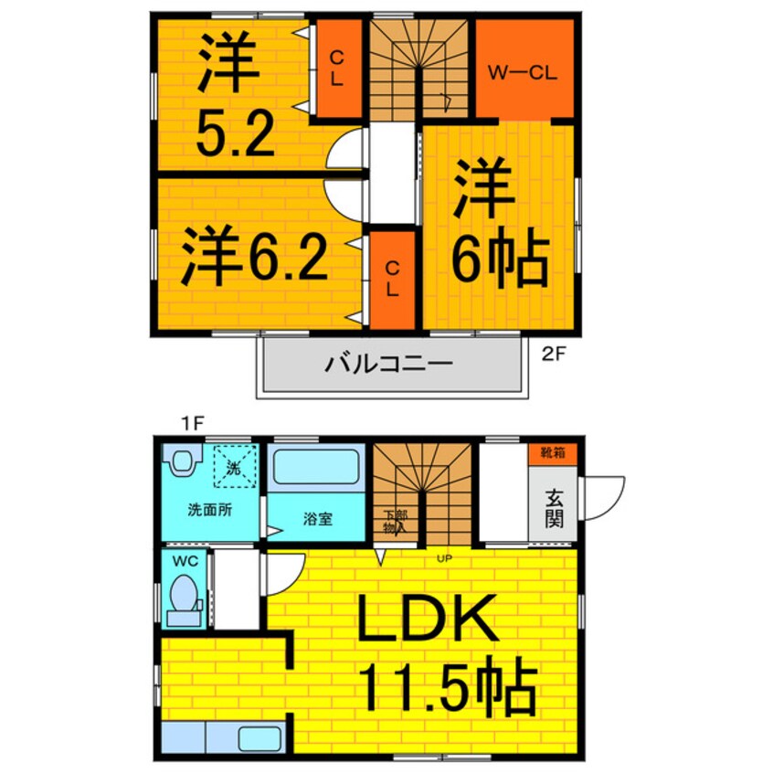 間取図 ヴィラージュ鷺島