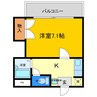 マリンハイムＴＷＩＮ　Ｗ 1Kの間取り