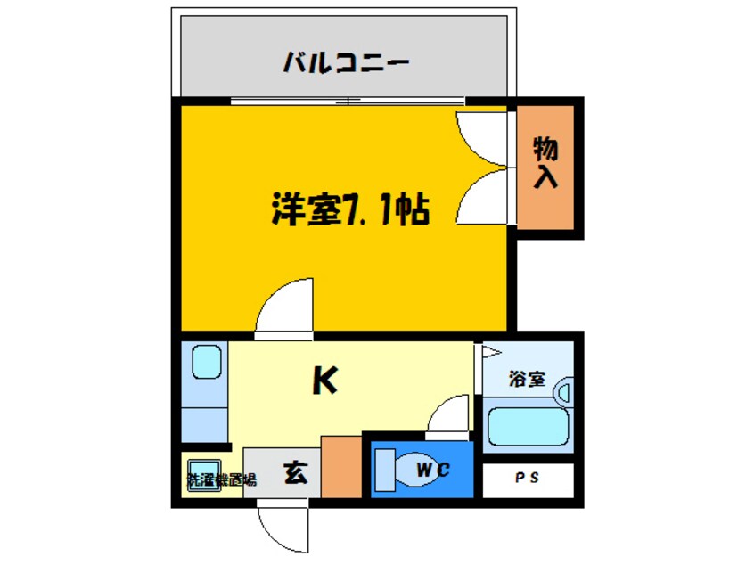 間取図 マリンハイムＴＷＩＮ　Ｗ