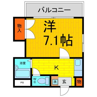 間取図 マリンハイムＴＷＩＮ　Ｗ