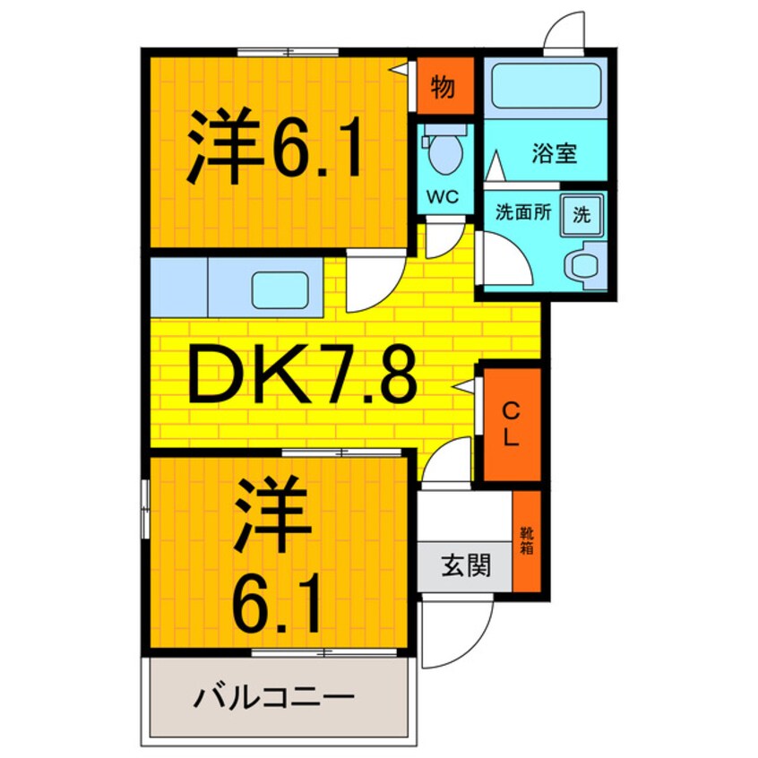 間取図 ユーズガーデンⅡ