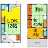 鱗邸 3LDKの間取り