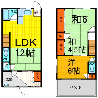 間取図 鱗邸