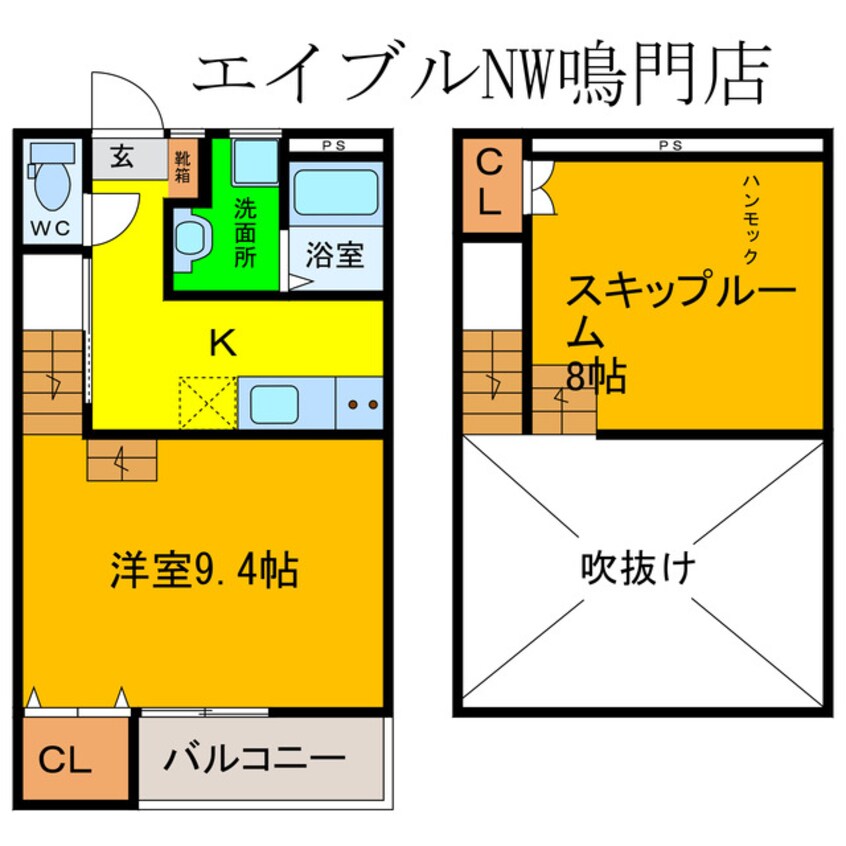 間取図 スキップ鳴門