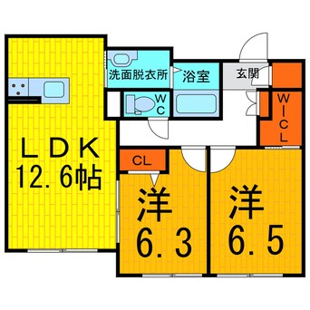 間取図 べレオ鳴門　一号館