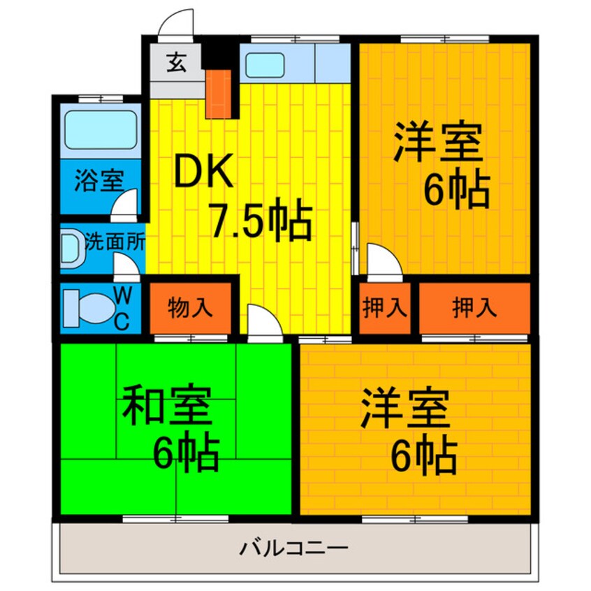 間取図 生田ビル