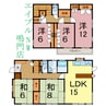 鳴門大津町吉永戸建て 5LDKの間取り