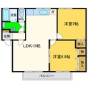 コスモタウンＢの間取図