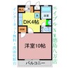 セリオン富田橋 1DKの間取り