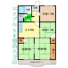 プリンスハイツ 4DKの間取り