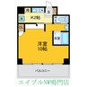 FACEビル 1Kの間取り