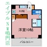 FACEビル 1Kの間取り