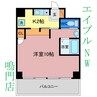 FACEビル 1Kの間取り