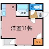 トレゾール山城 1Rの間取り