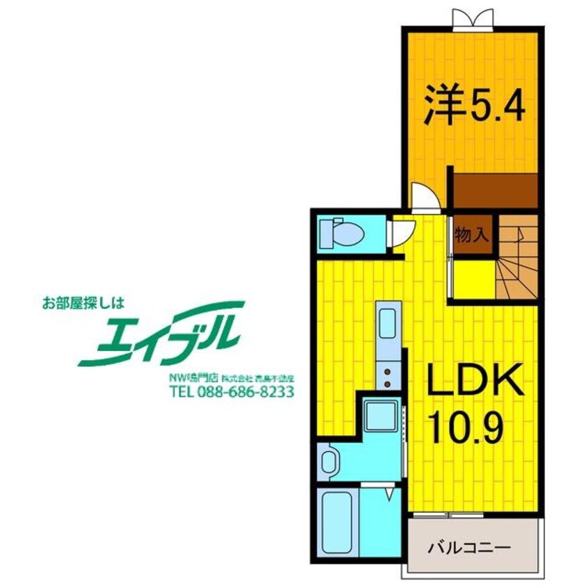 間取図 ゴールドハウスⅠ