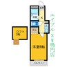 フェアリー大和町 1Kの間取り