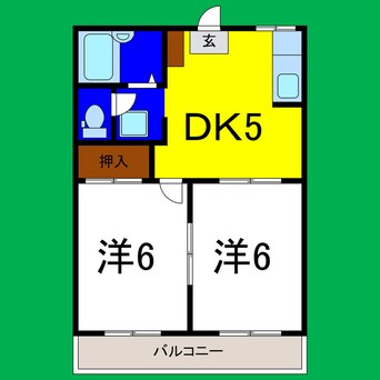 間取図 サンステージ上助任