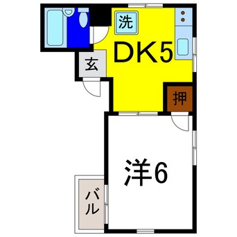 間取図 スカイハイツⅢ