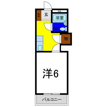 間取図 アポスタ蔵本公園