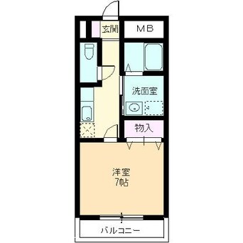 間取図 ダイトウ　パレス　ピースフル