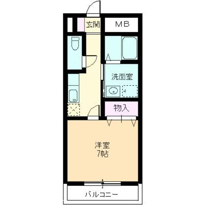 間取図 ダイトウ　パレス　ピースフル