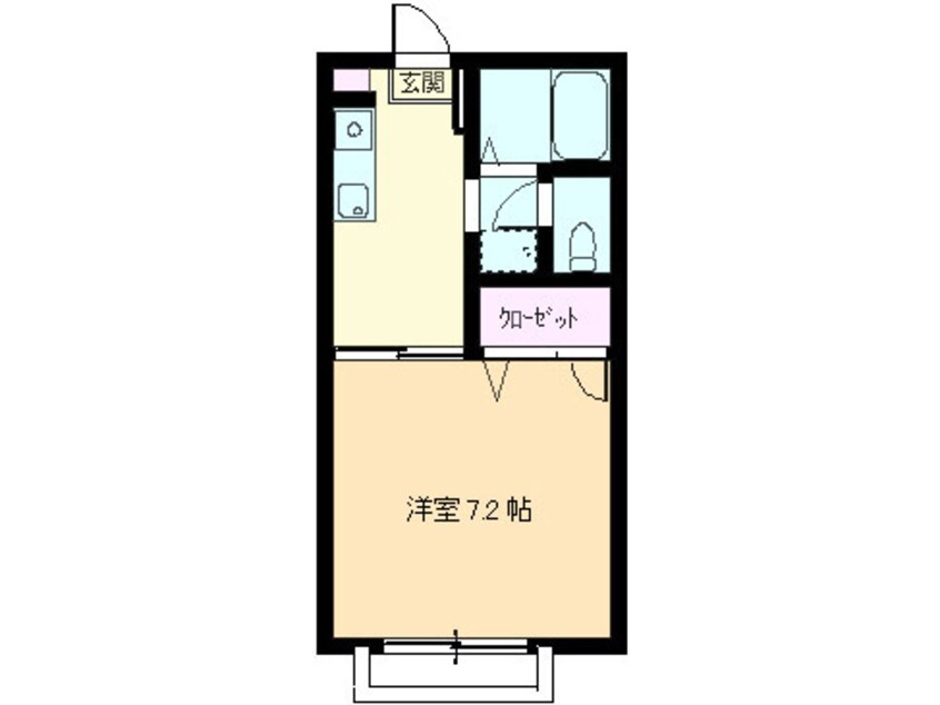 間取図 ハイツ樫の前