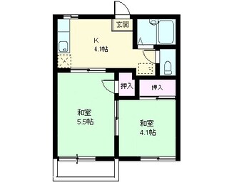 間取図 テクノハイツ９１