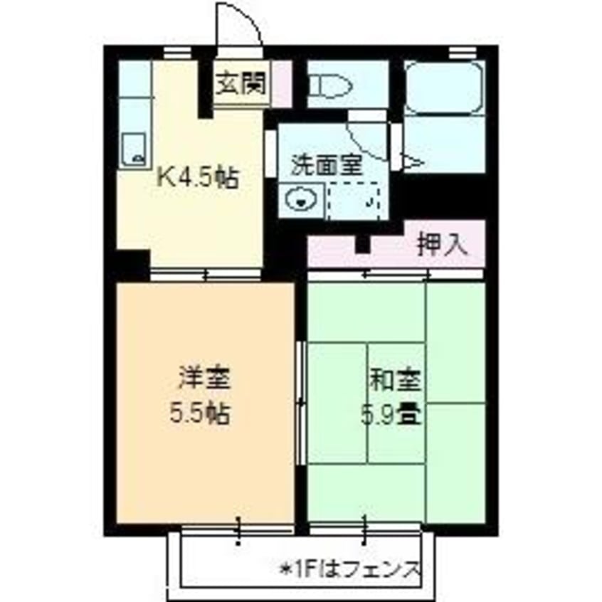 間取図 エターナル・レイ　Ａ棟