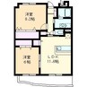 アーバン　ステージ 2LDKの間取り