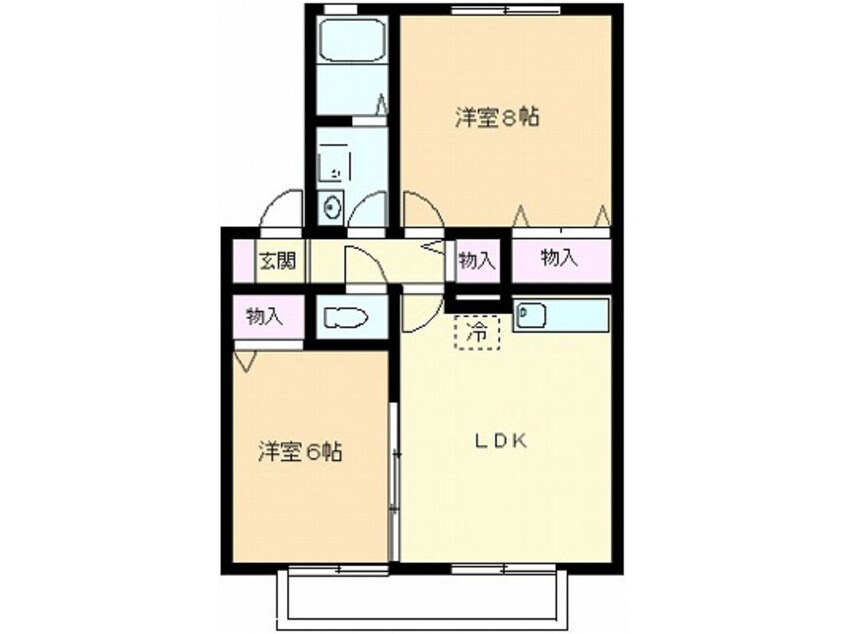 間取図 アルストロメリア