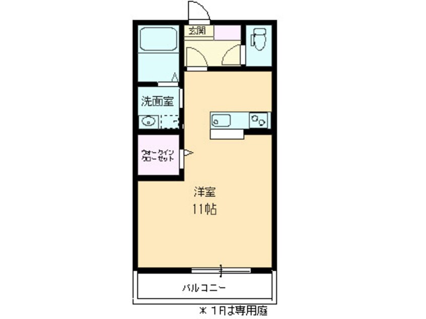 間取図 ブランネージュ新山口