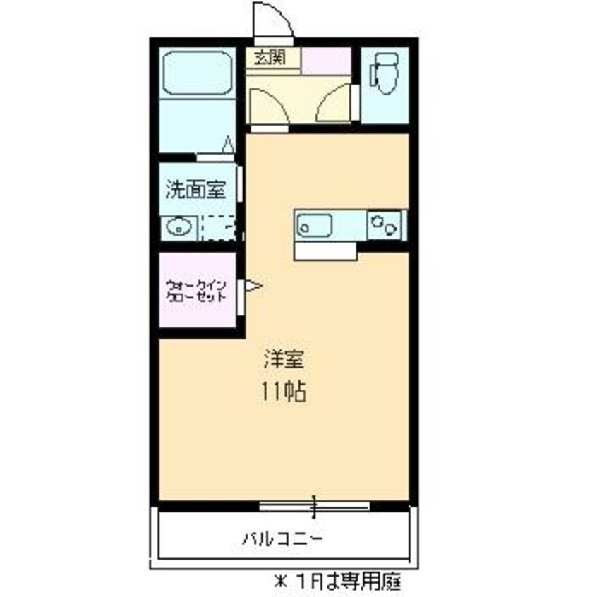 間取図 ブランネージュ新山口