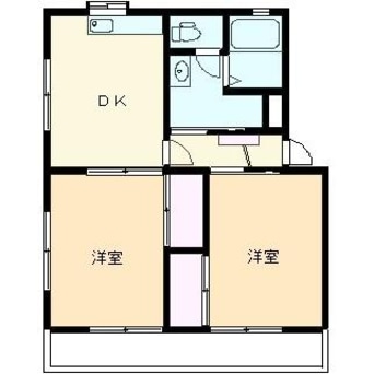 間取図 コーポラス安芸