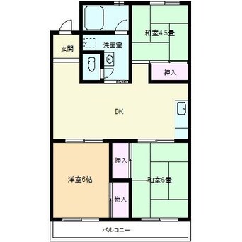 間取図 グリーンコーポ熊本