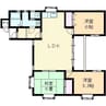 サンハイツⅢ 3LDKの間取り