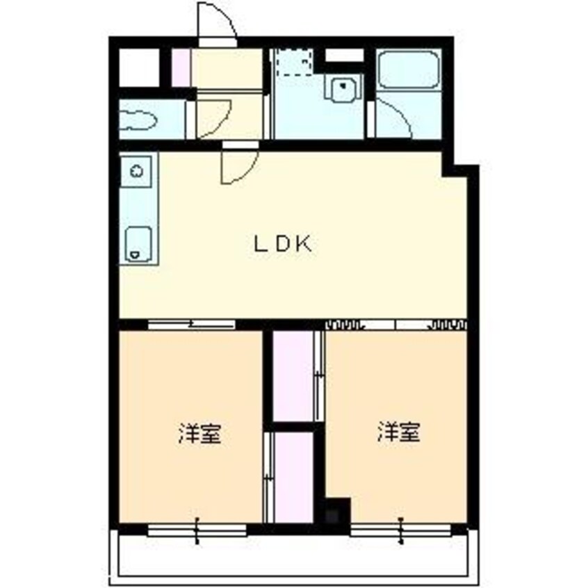 間取図 第２高砂ハイム