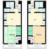マンション山本弐番館 1DKの間取り