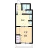マンション山本弐番館 1DKの間取り