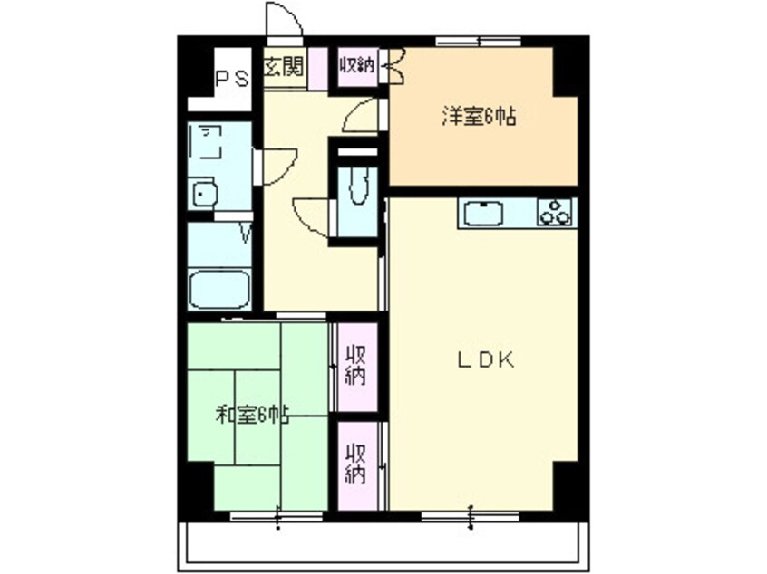 間取図 マンション山本参番館