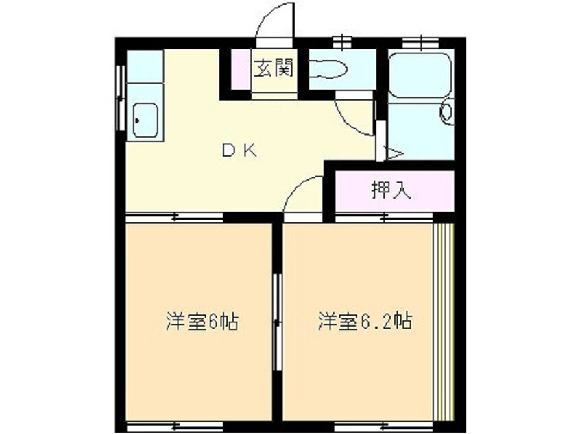 間取図 ハイツ柏崎