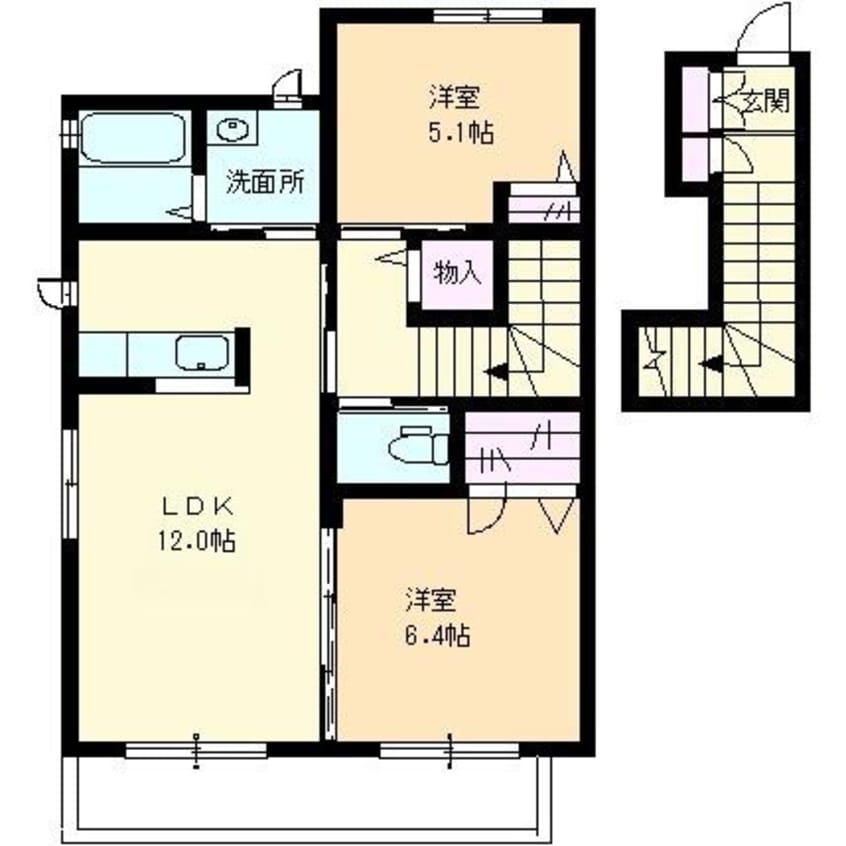 間取図 シャーメゾングッドライフ