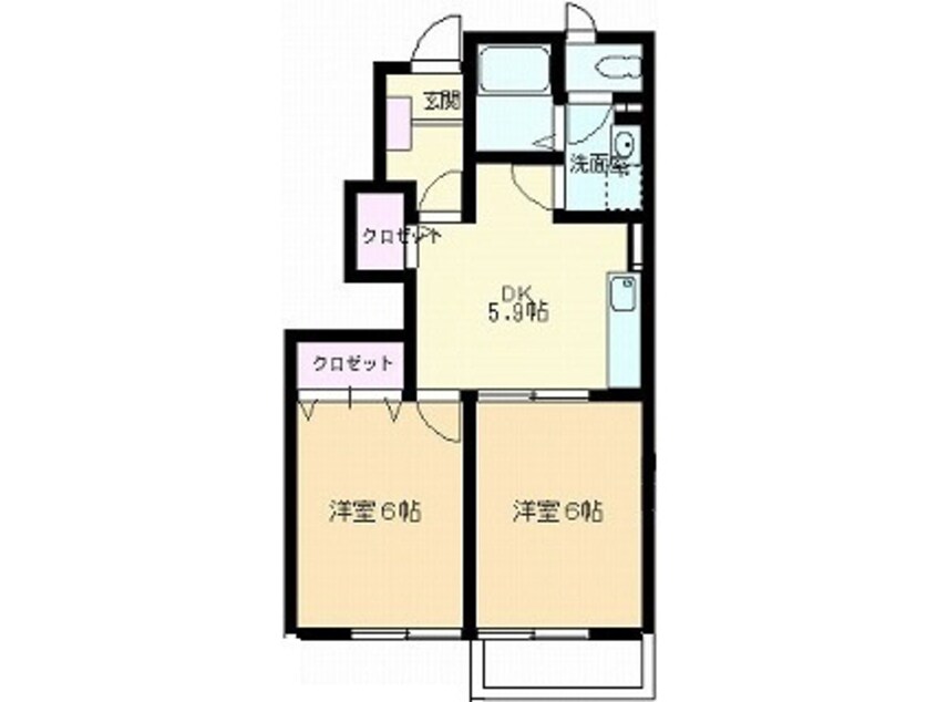 間取図 パレス　サンヒルズ　Ａ