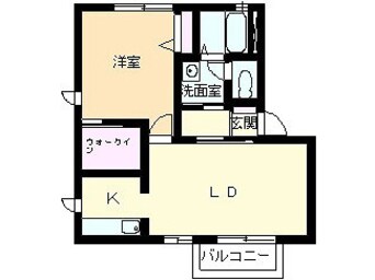 間取図 ピースフル樫の前