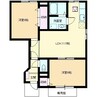 サンヒルズ　Ｂ 2LDKの間取り